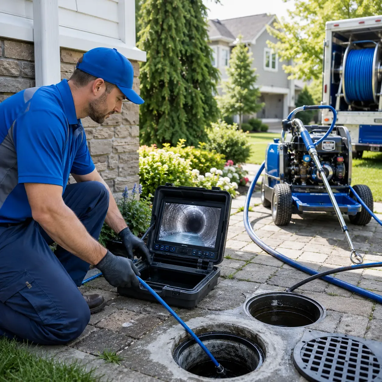 Outdoor drain cleaning professionals serving Buffalo, IL